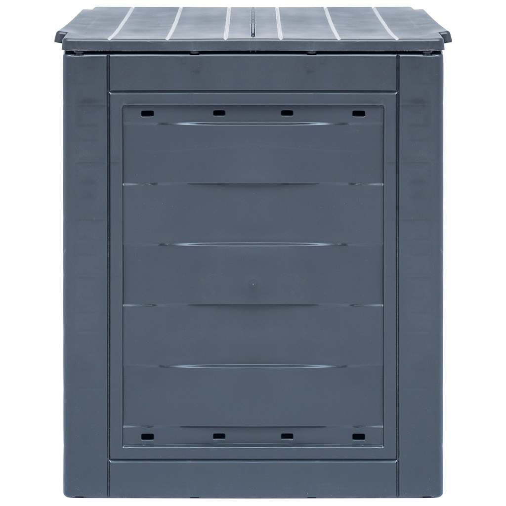 vidaXL Κομποστοποιητής Κήπου Γκρι 60 x 60 x 73 εκ. 260 Λίτρα