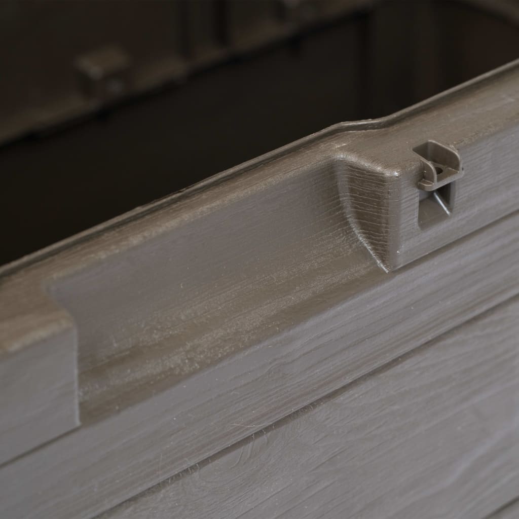 vidaXL Μπαούλο Αποθήκευσης Κήπου Καφέ 280 Λίτρα