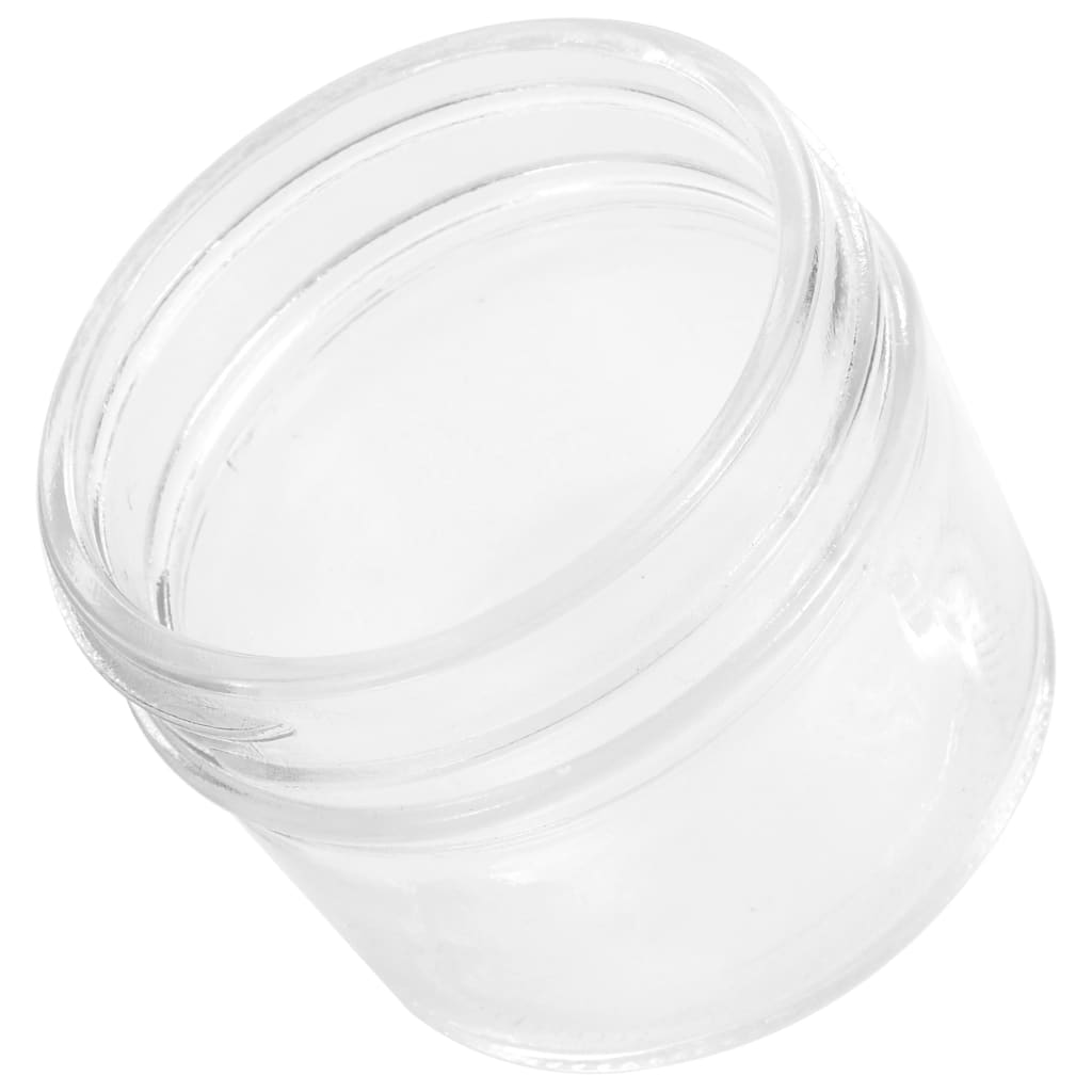 vidaXL Βάζα Μαρμελάδας 24 τεμ. 110 ml Γυάλινα με Χρυσά Καπάκια