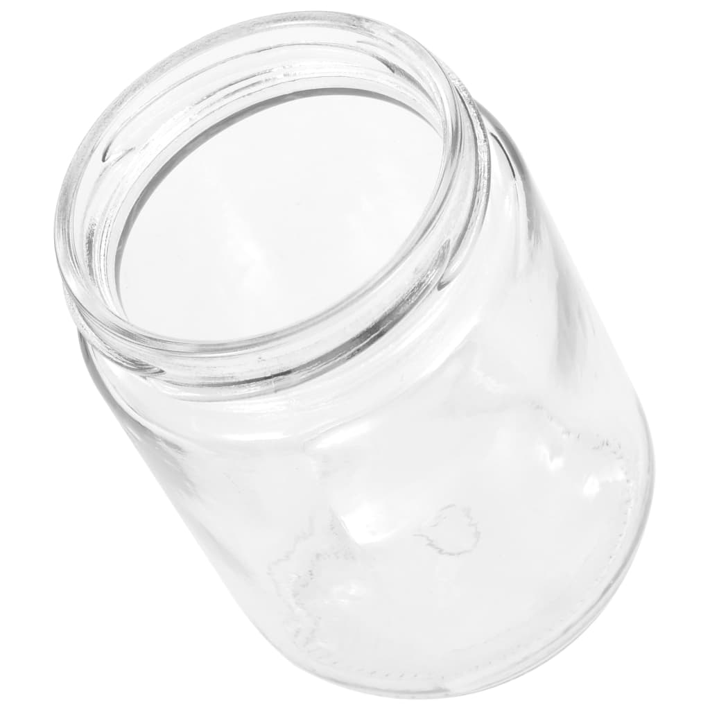vidaXL Βάζα Μαρμελάδας 96 τεμ. 230 ml Γυάλινα με Χρυσά Καπάκια