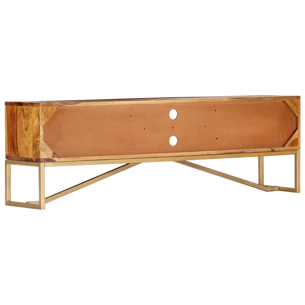 vidaXL Έπιπλο Τηλεόρασης 140 x 30 x 45 εκ. από Μασίφ Ξύλο Ακακίας