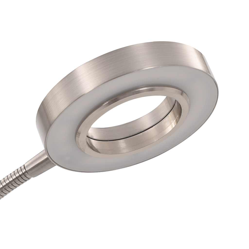 vidaXL Φωτιστικό Δαπέδου Ασημί 180 εκ. 18 W με Ρυθμιζόμενο Φωτισμό