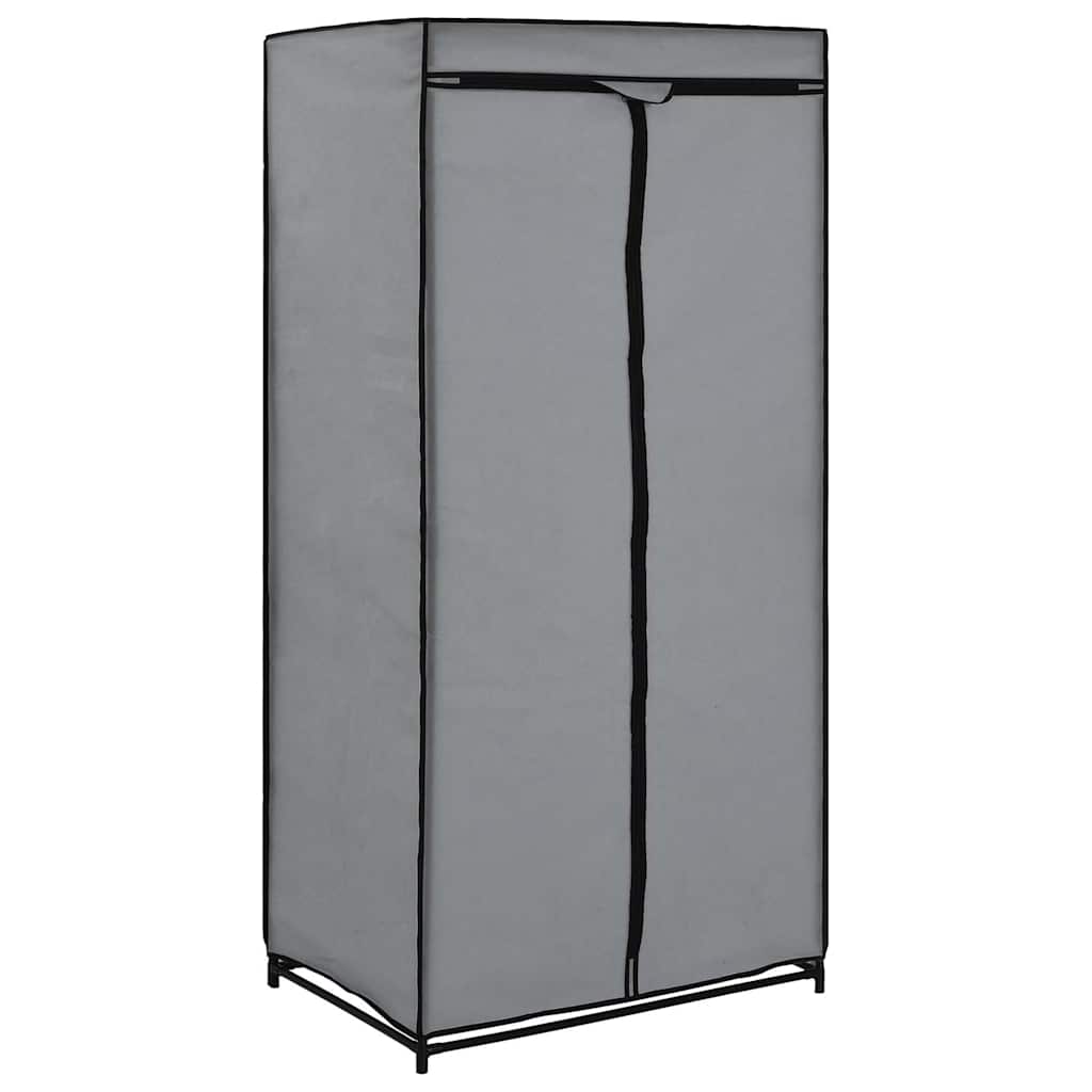 vidaXL Ντουλάπα Γκρι 75x50x160 εκ.