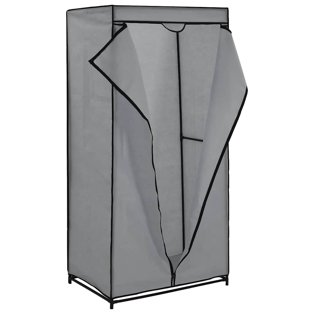 vidaXL Ντουλάπα Γκρι 75x50x160 εκ.