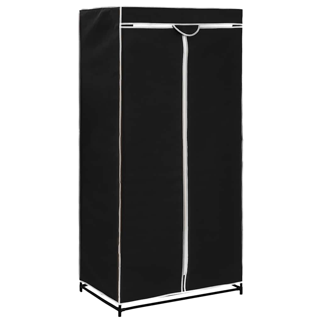 vidaXL Ντουλάπες 2 τεμ. Μαύρες 75x50x160 εκ.