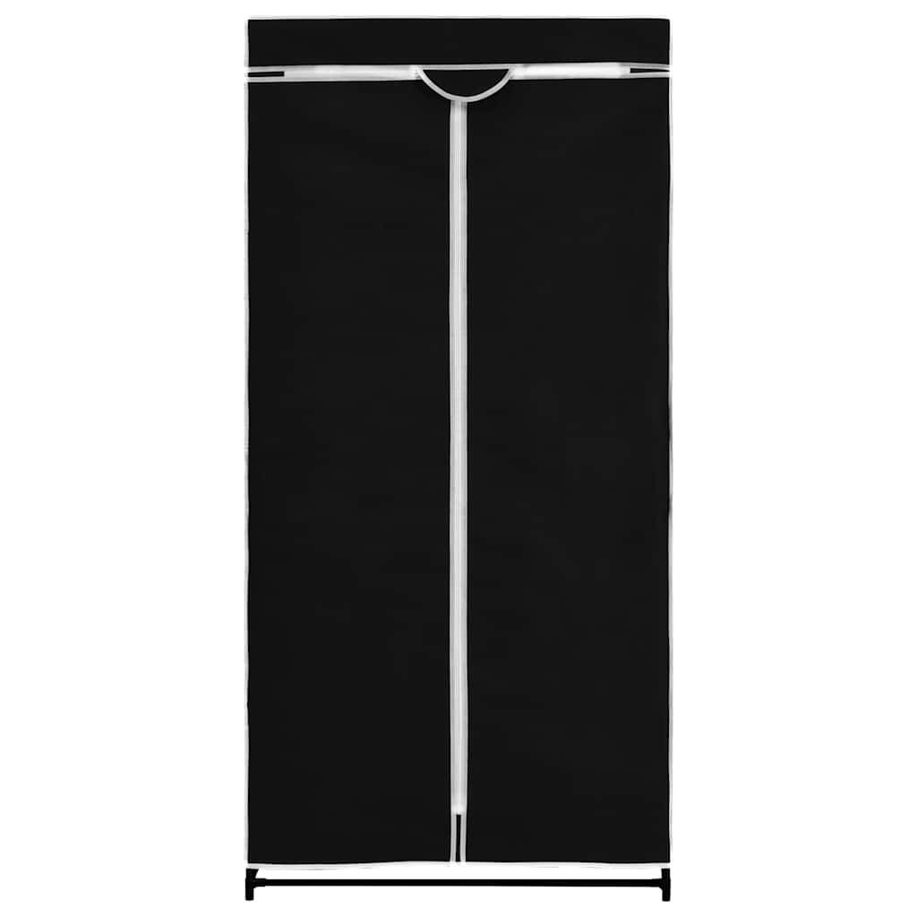 vidaXL Ντουλάπες 2 τεμ. Μαύρες 75x50x160 εκ.