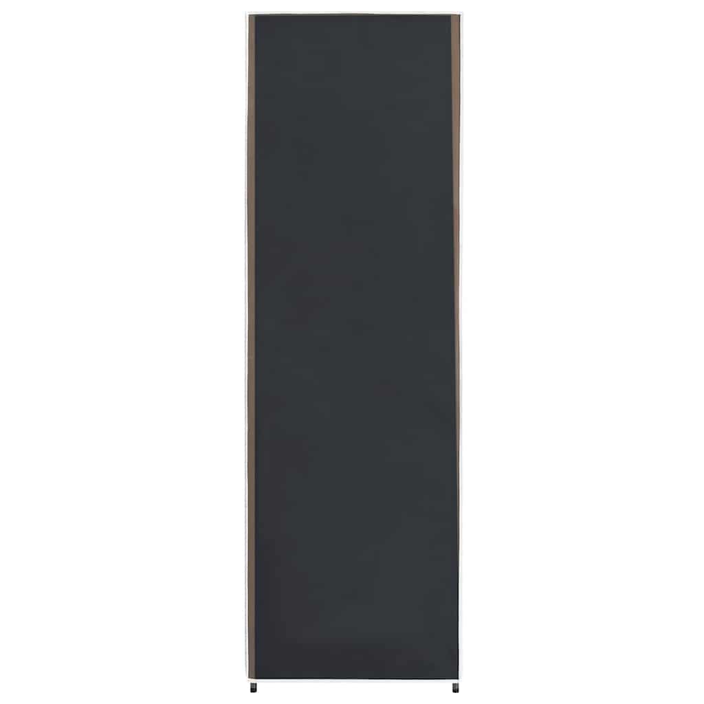vidaXL Ντουλάπα Μαύρη 87x49x159 εκ. από Ύφασμα