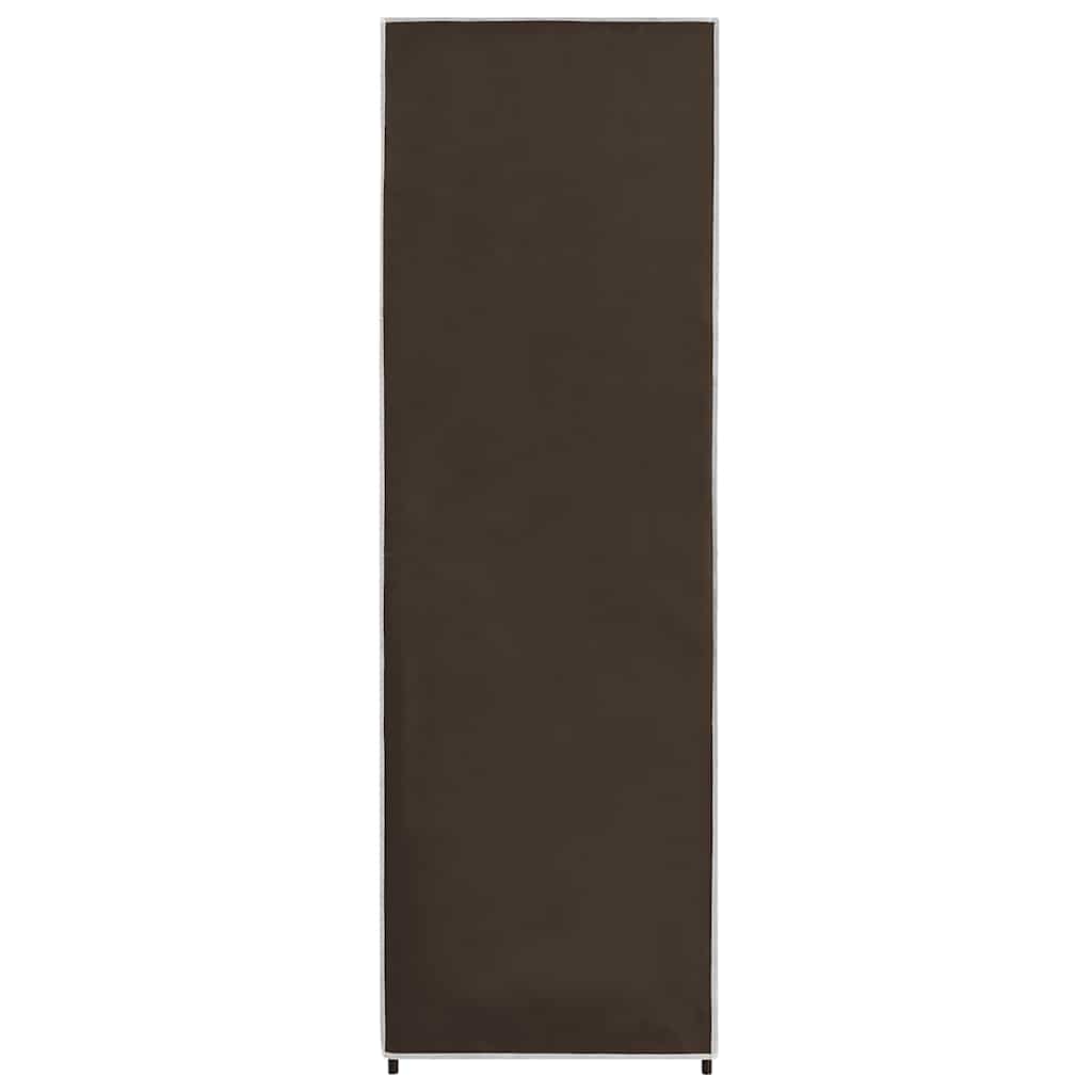 vidaXL Ντουλάπα Καφέ 87x49x159 εκ. Ύφασμα