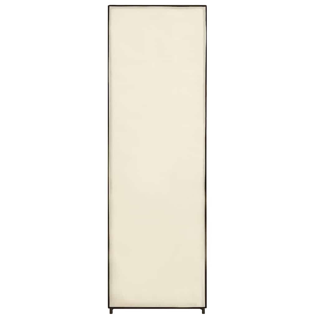 vidaXL Ντουλάπα Κρεμ 87x49x159 εκ. Ύφασμα