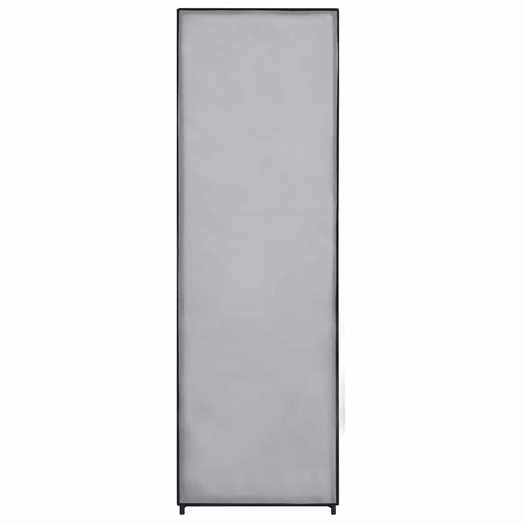 vidaXL Ντουλάπα Γκρι 87x49x159 εκ. Ύφασμα