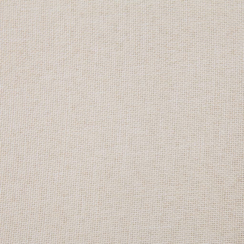 vidaXL Πάγκος με Αποθηκευτικό Χώρο Κρεμ 116 εκ. από Πολυεστέρα