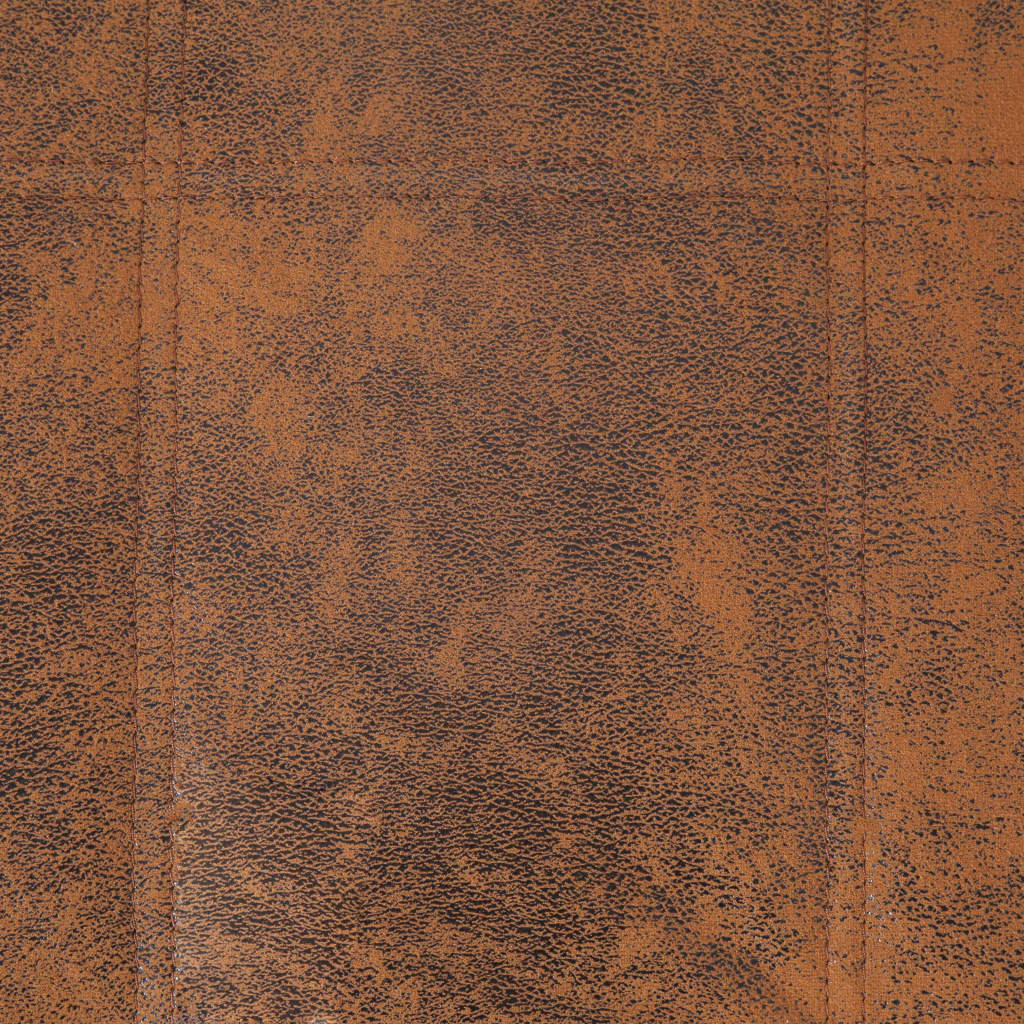 vidaXL Πολυθρόνα/Ανάκλιντρο Μασάζ Καφέ Συνθετικό Καστόρι με Μαξιλάρι