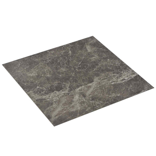 vidaXL Πλάκες Δαπέδου 55 pcs Μαύρο 5,11 τ.μ. PVC