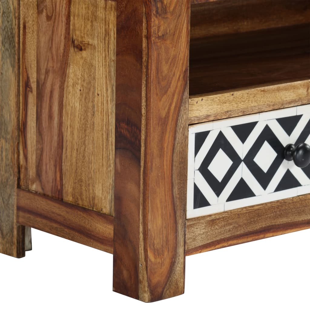 vidaXL Έπιπλο Τηλεόρασης 120 x 30 x 40 εκ. από Μασίφ Ξύλο Ακακίας