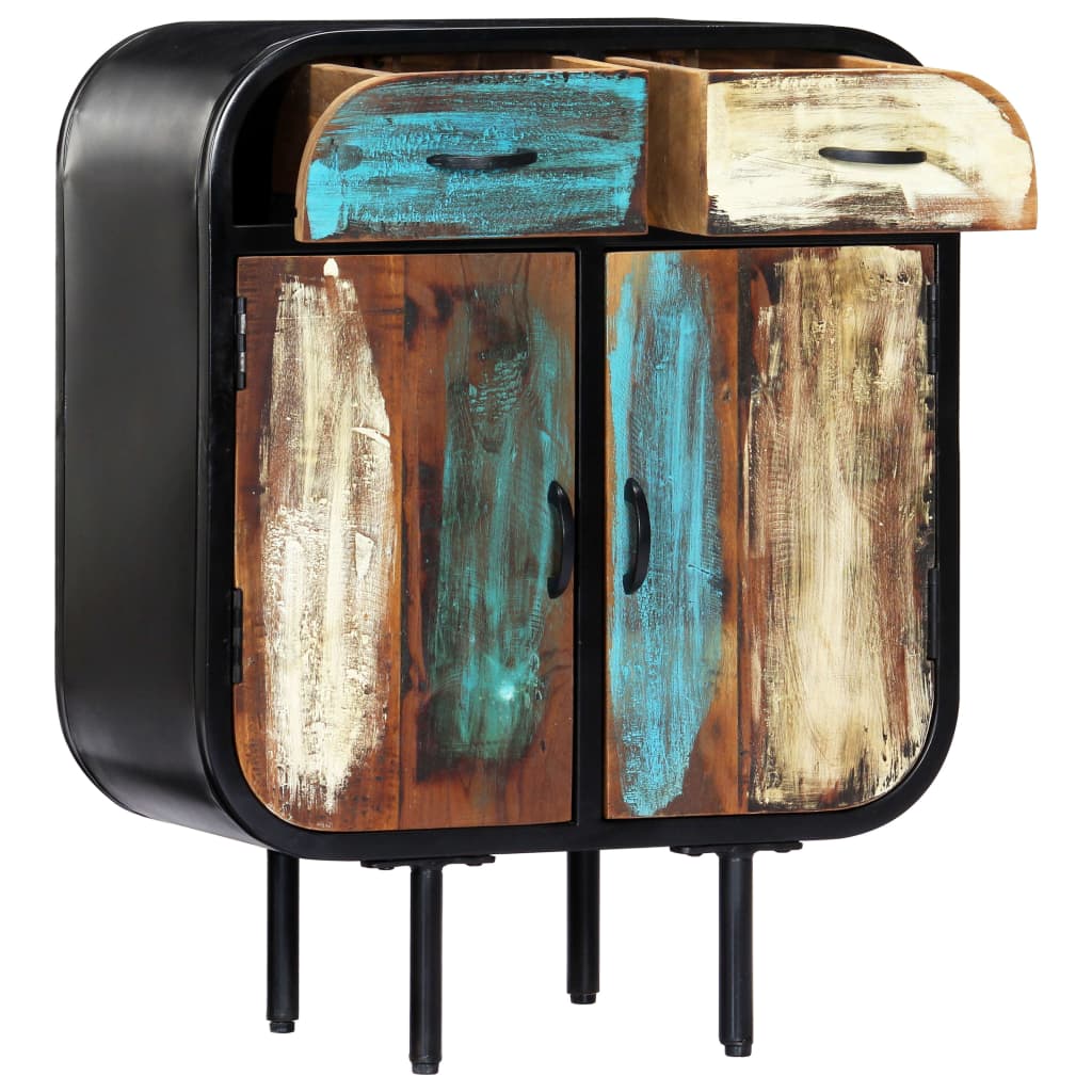 vidaXL Μπουφές Ψηλός 60 x 30 x 75 εκ. από Μασίφ Ανακυκλωμένο Ξύλο