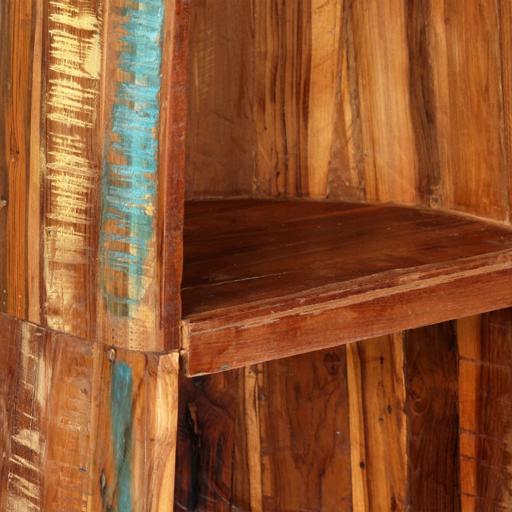 vidaXL Ραφιέρα/Σταντ Κρασιών 50x40x180 εκ. από Μασίφ Ανακυκλωμένο Ξύλο