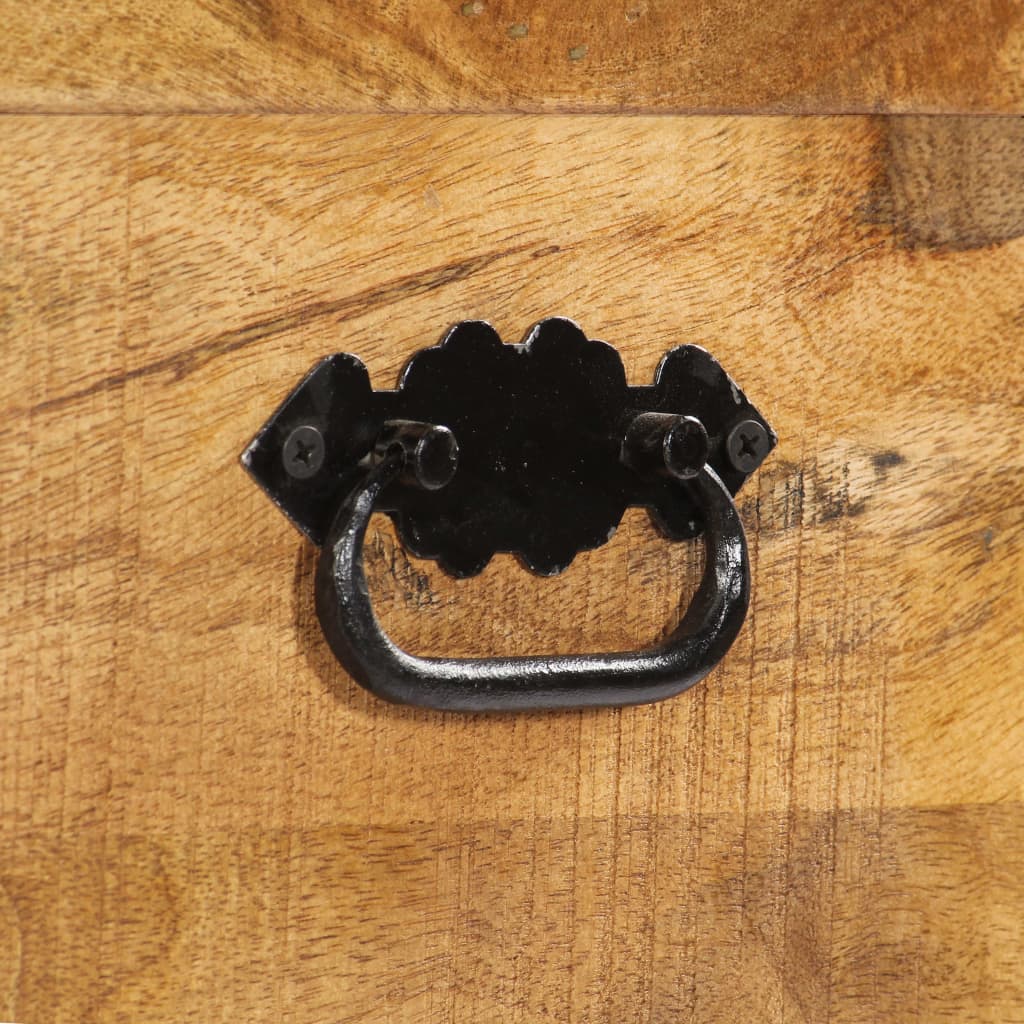 vidaXL Παπουτσοθήκη 86 x 35 x 55 εκ. από Μασίφ Ξύλο Μάνγκο