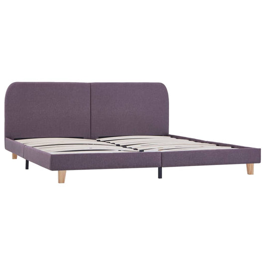 vidaXL Πλαίσιο Κρεβατιού Χρώμα Taupe 180 x 200 εκ. Υφασμάτινο