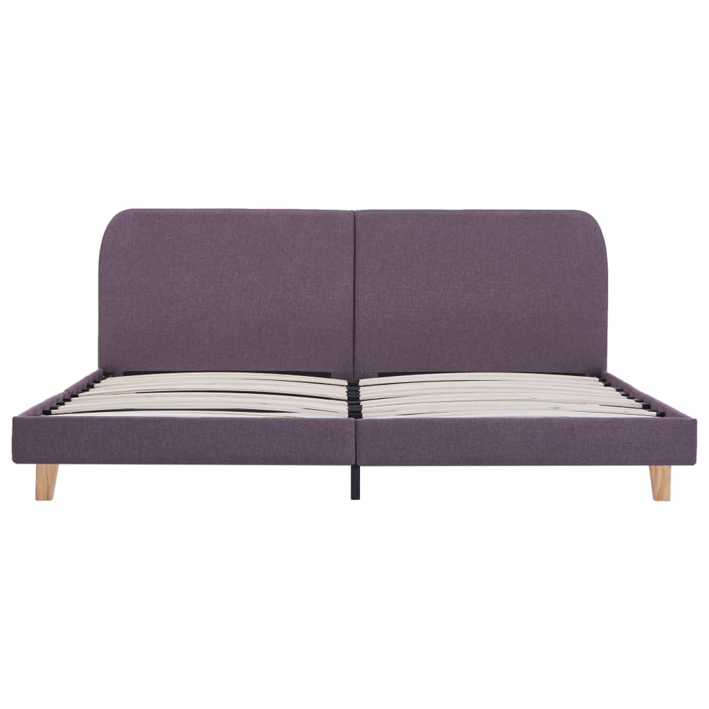 vidaXL Πλαίσιο Κρεβατιού Χρώμα Taupe 180 x 200 εκ. Υφασμάτινο