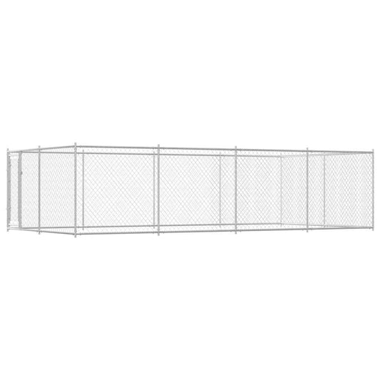 vidaXL Κλουβί Σκύλου Εξωτερικού Χώρου 7,6 x 3,8 x 1,9 μ.