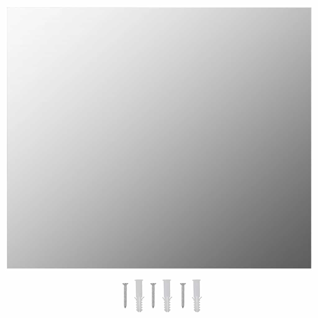 vidaXL Καθρέφτης 70 x 50 εκ. Γυάλινος Χωρίς Πλαίσιο