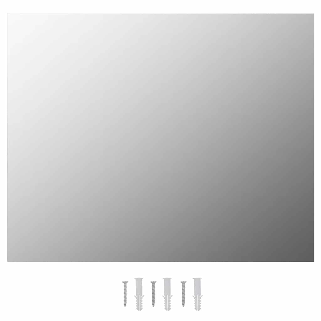 vidaXL Καθρέφτης 100 x 60 εκ. Γυάλινος Χωρίς Πλαίσιο