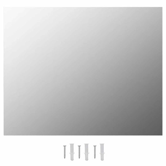 vidaXL Καθρέφτης 100 x 60 εκ. Γυάλινος Χωρίς Πλαίσιο