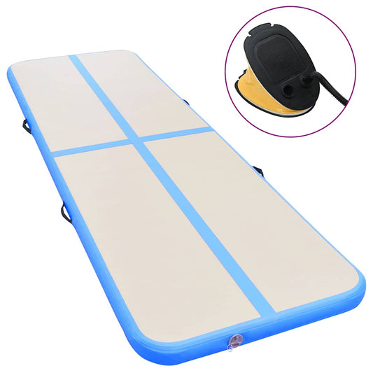 vidaXL Στρώμα Ενόργανης Φουσκωτό Μπλε 700 x 100 x 10 εκ. PVC με Τρόμπα