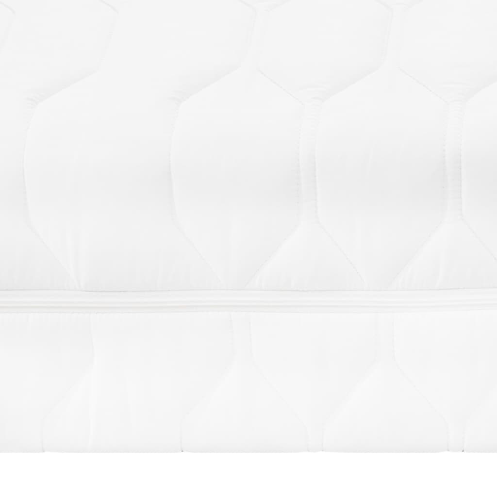 vidaXL Στρώμα με 7 Ζώνες Ανεξάρτητα Ελατήρια 120x200 εκ. / 20 εκ. H2