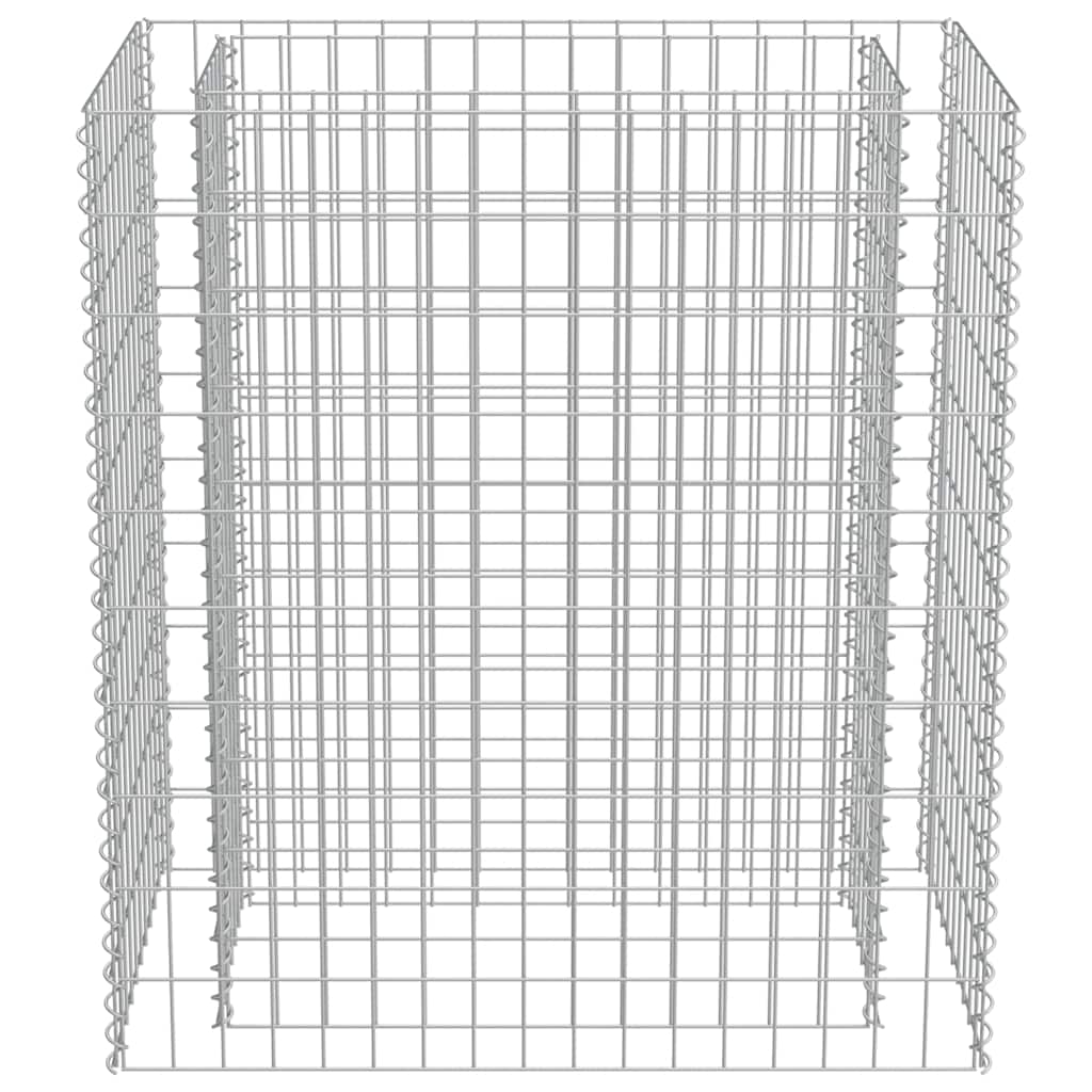 vidaXL Συρματοκιβώτιο-Γλάστρα Υπερυψωμένη 90x50x100 εκ. Γαλβ. Χάλυβας