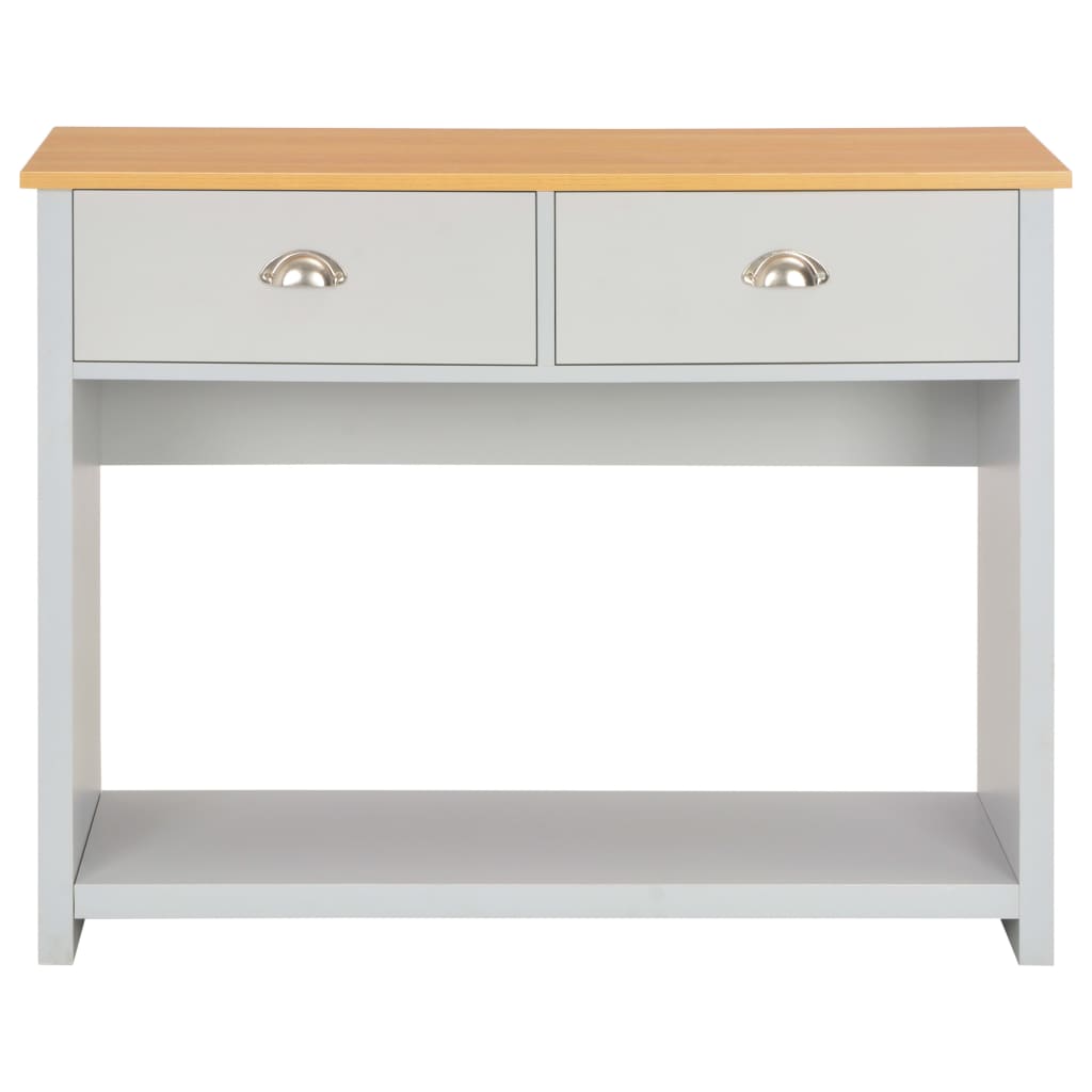 vidaXL Τραπέζι Κονσόλα Γκρι 97 x 35 x 76 εκ.