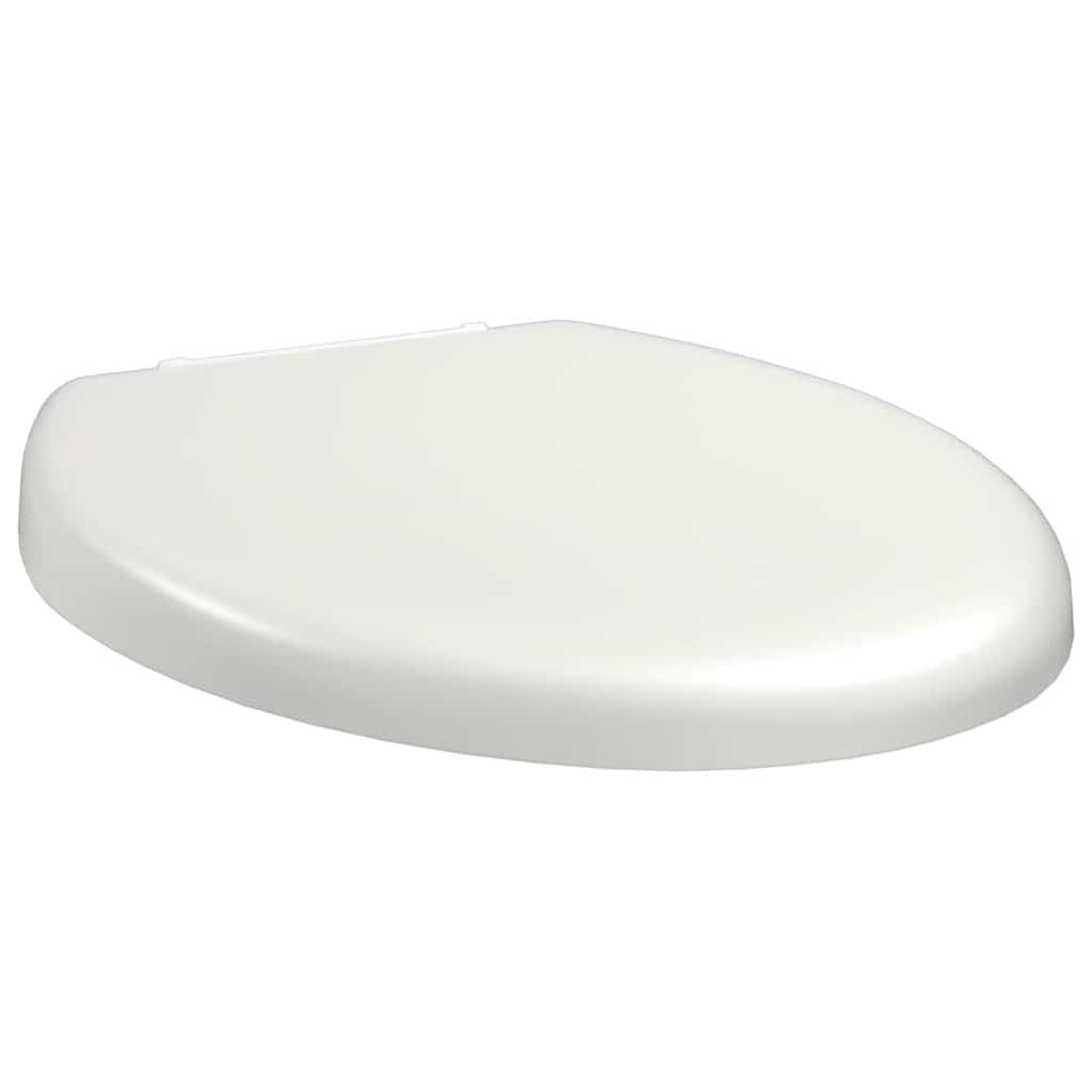 vidaXL Κάλυμμα Λεκάνης με Soft Close & Quick Release Λευκό