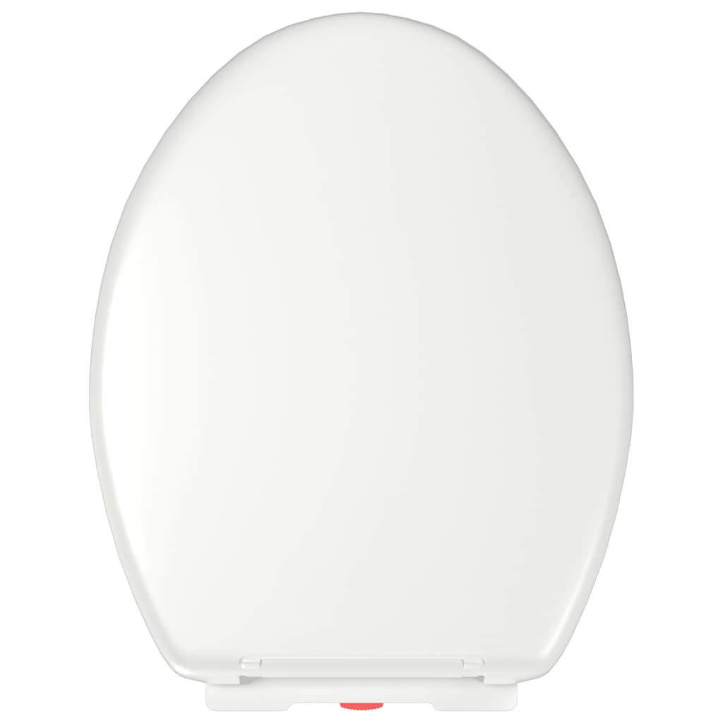 vidaXL Κάλυμμα Λεκάνης με Soft Close & Quick Release Λευκό
