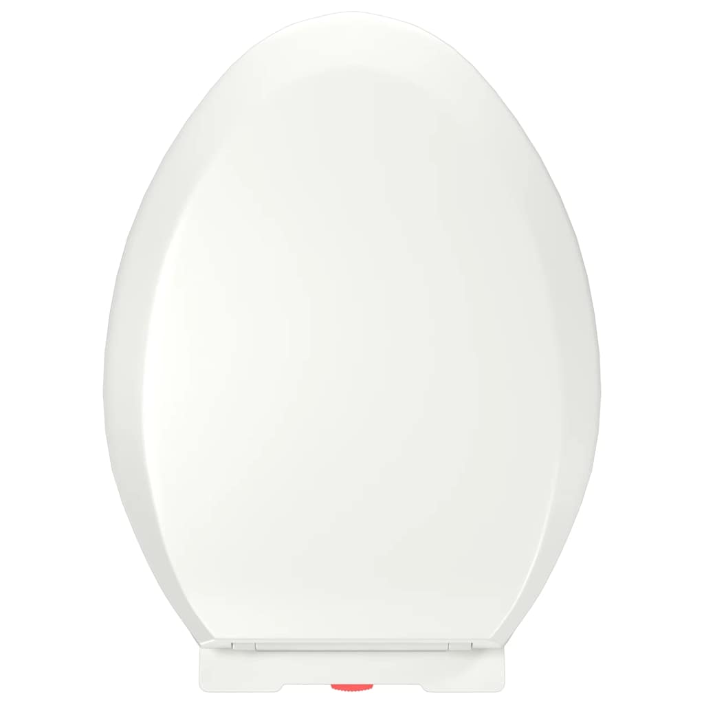 vidaXL Κάλυμμα Λεκάνης με Soft Close & Quick Release Λευκό