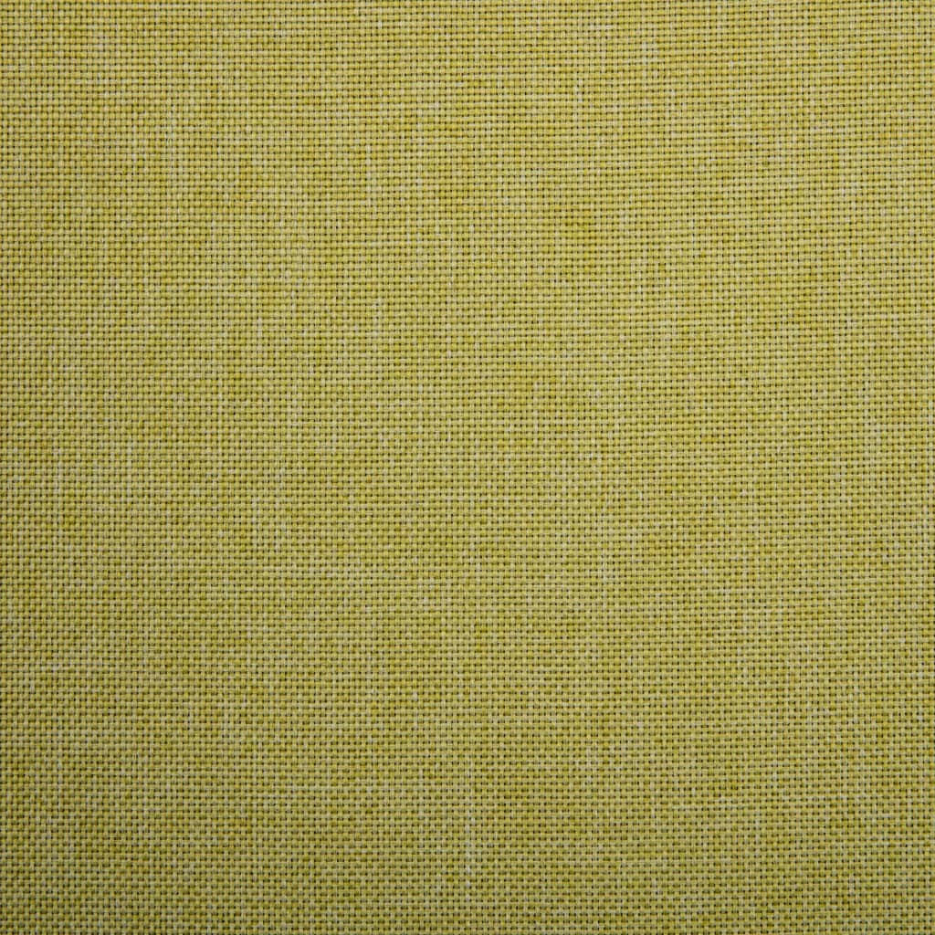 vidaXL Καρέκλες Τραπεζαρίας Περιστρεφόμενες 2 τεμ Πράσινες Υφασμάτινες