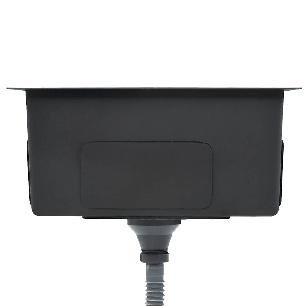 vidaXL Νεροχύτης Κουζίνας Χειροποίητος από Ανοξείδωτο Ατσάλι