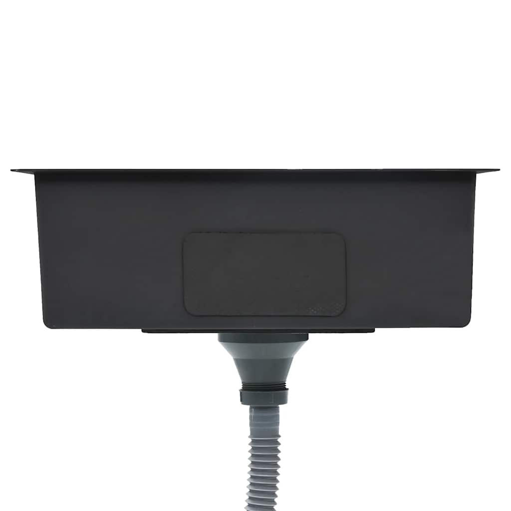 vidaXL Νεροχύτης Κουζίνας Χειροποίητος από Ανοξείδωτο Ατσάλι