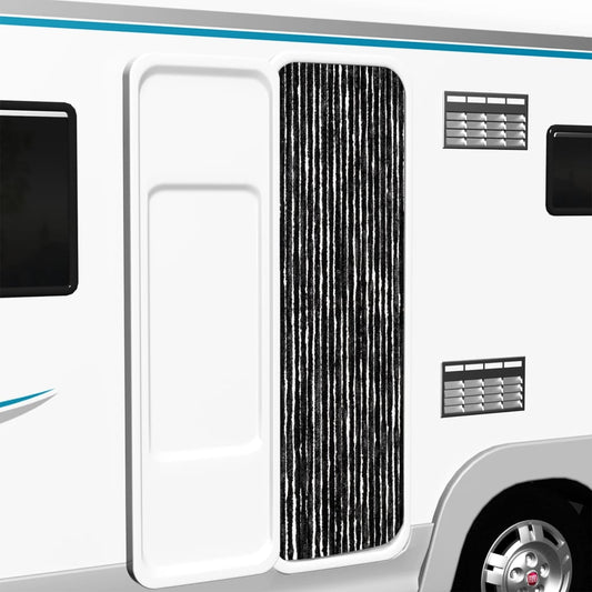 vidaXL Σήτα - Κουρτίνα Πόρτας Ανθρακί 56 x 185 εκ. από Σενίλ