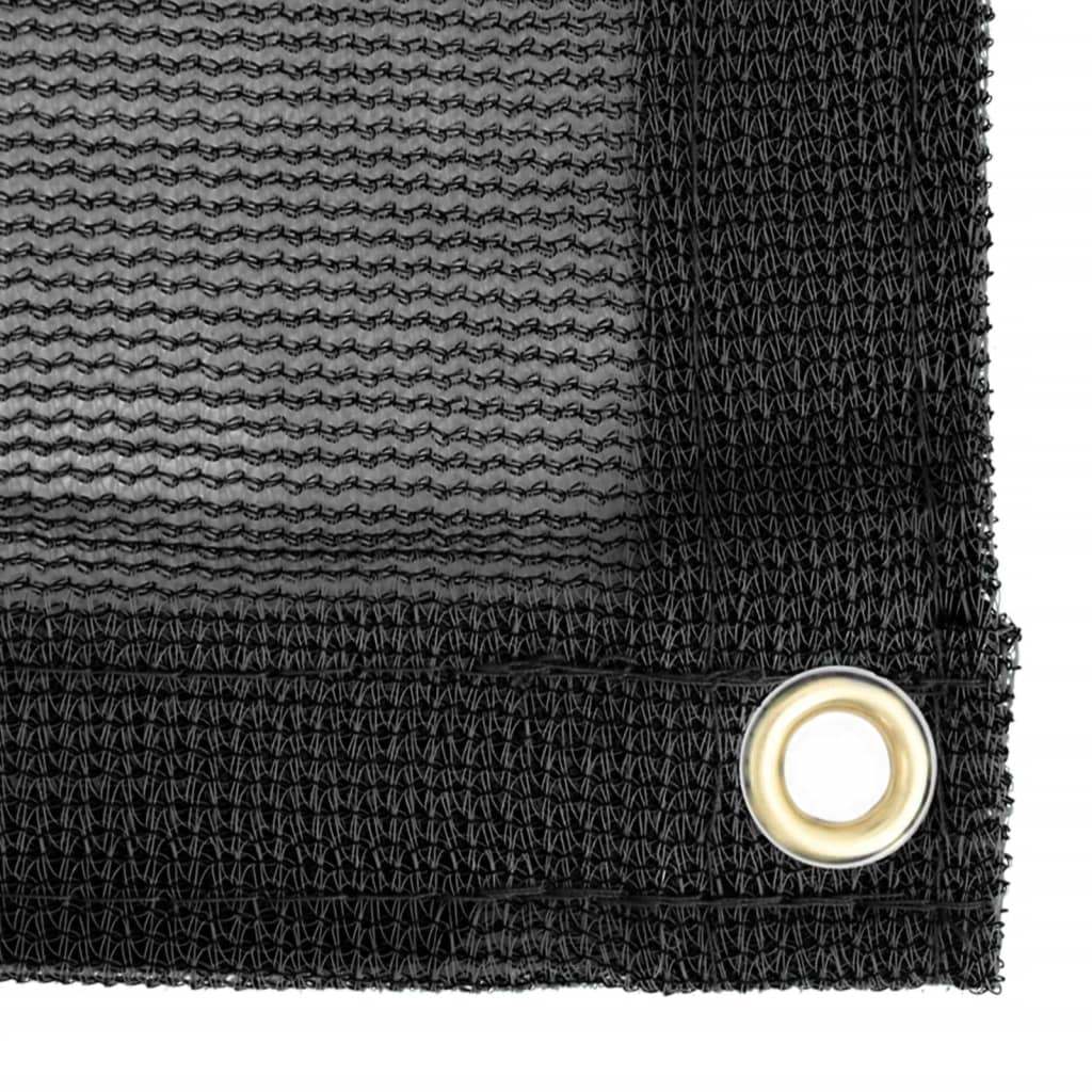 vidaXL Δίχτυ Συγκράτησης Φορτίου Μαύρο 3,5 x 8 μ. από HDPE