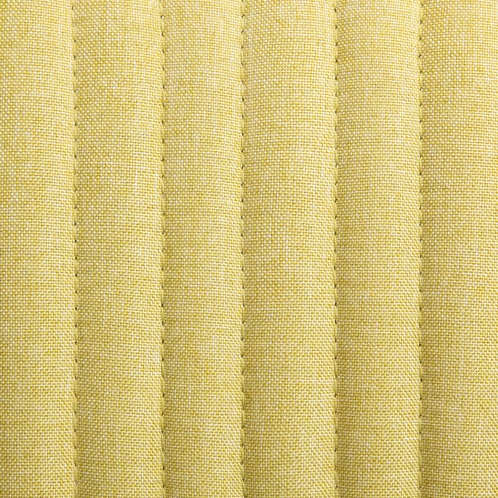 vidaXL Καρέκλες Τραπεζαρίας 2 τεμ Πράσινες Υφασμάτινες