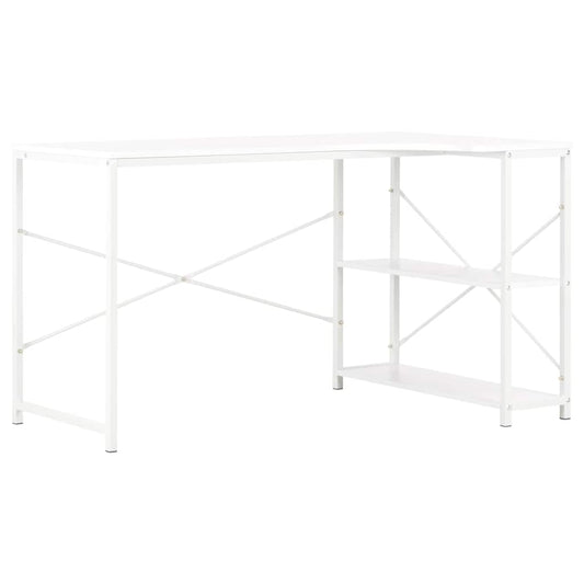 vidaXL Γραφείο Υπολογιστή Λευκό 120 x 72 x 70 εκ.