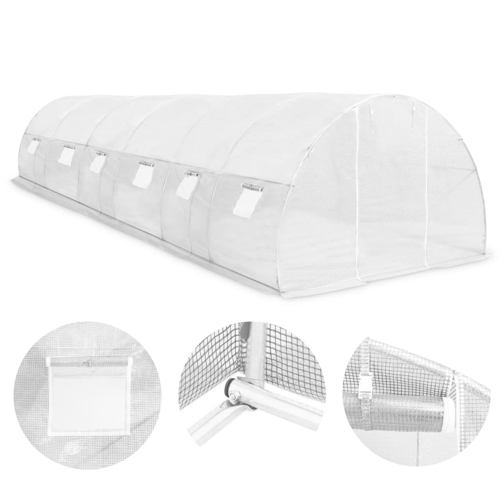 vidaXL Θερμοκήπιο 27 μ² 900 x 300 x 200 εκ.