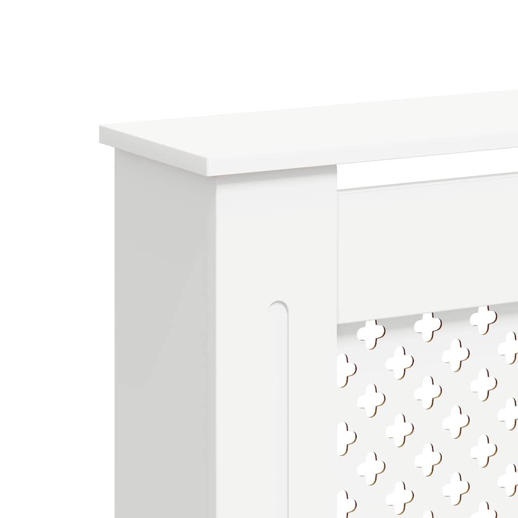 vidaXL Κάλυμμα Καλοριφέρ Λευκό 152 x 19 x 81,5 εκ. από MDF