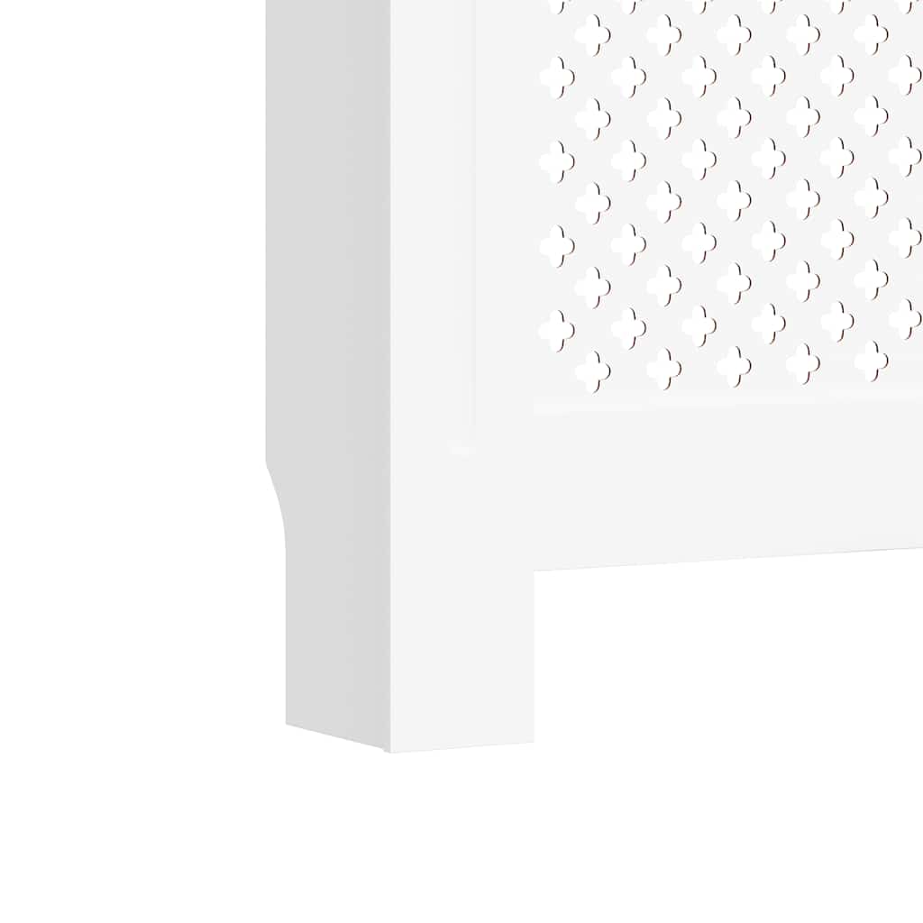 vidaXL Κάλυμμα Καλοριφέρ Λευκό 152 x 19 x 81,5 εκ. από MDF