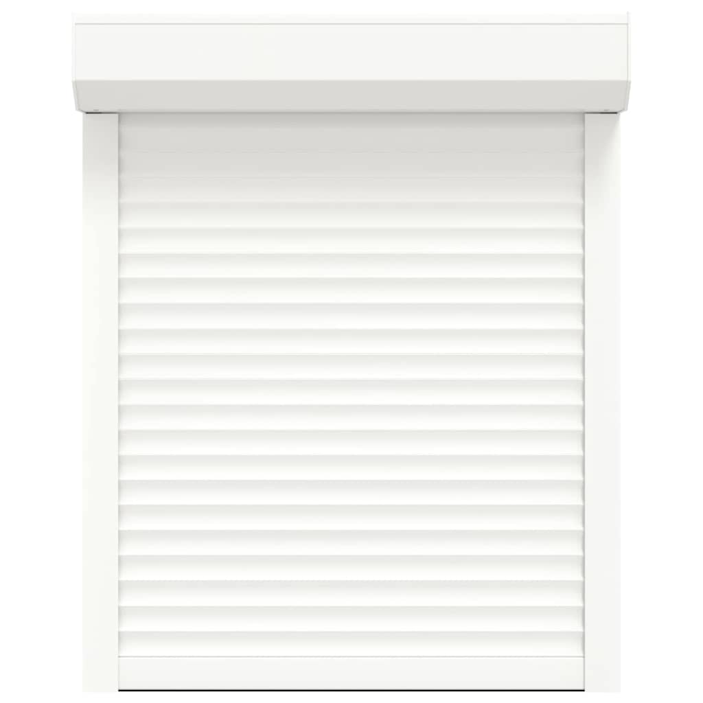 vidaXL Παντζούρι Ρολό Λευκό 160 x 150 εκ. από Αλουμίνιο