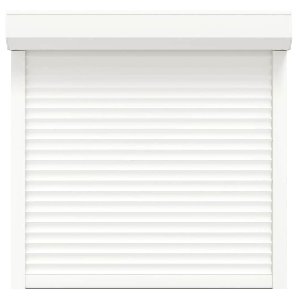 vidaXL Παντζούρι Ρολό Λευκό 100 x 100 εκ. από Αλουμίνιο