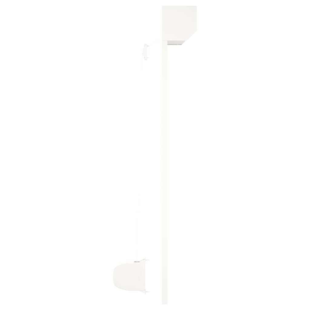 vidaXL Παντζούρι Ρολό Λευκό 100 x 120 εκ. από Αλουμίνιο