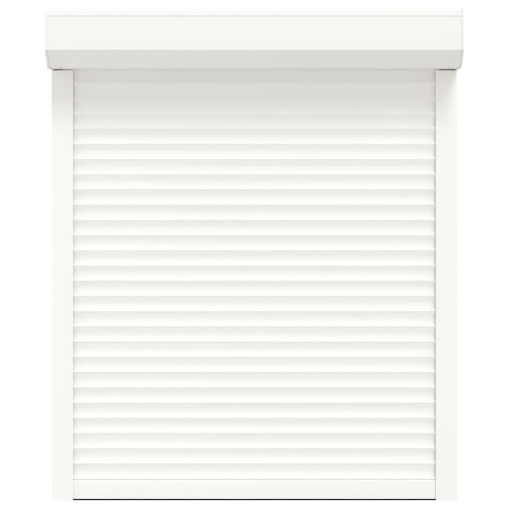 vidaXL Παντζούρι Ρολό Λευκό 100 x 130 εκ. από Αλουμίνιο