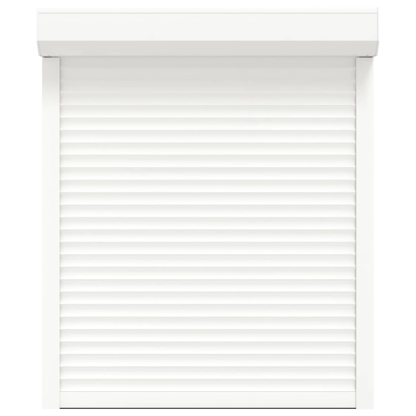 vidaXL Ρολό εισόδου Λευκός 100 x 130 cm Αλουμίνιο και Πολυουρεθάνη