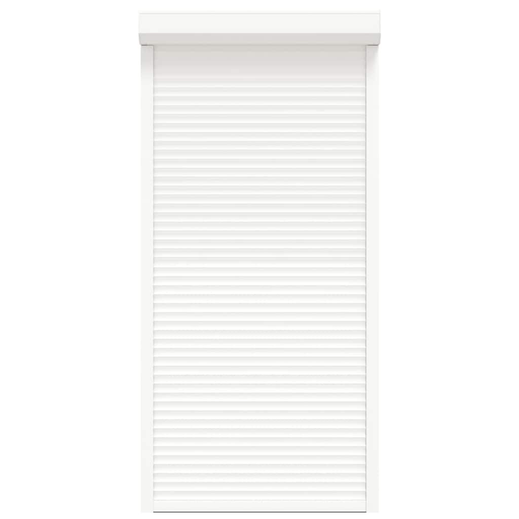 vidaXL Παντζούρι Ρολό Λευκό 100 x 210 εκ. από Αλουμίνιο